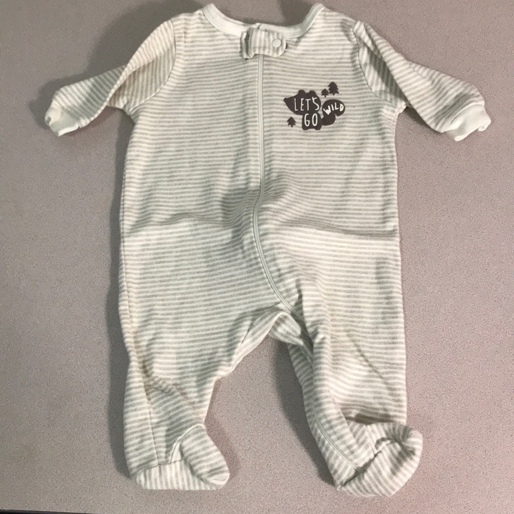 Gerber organic feety pajamas